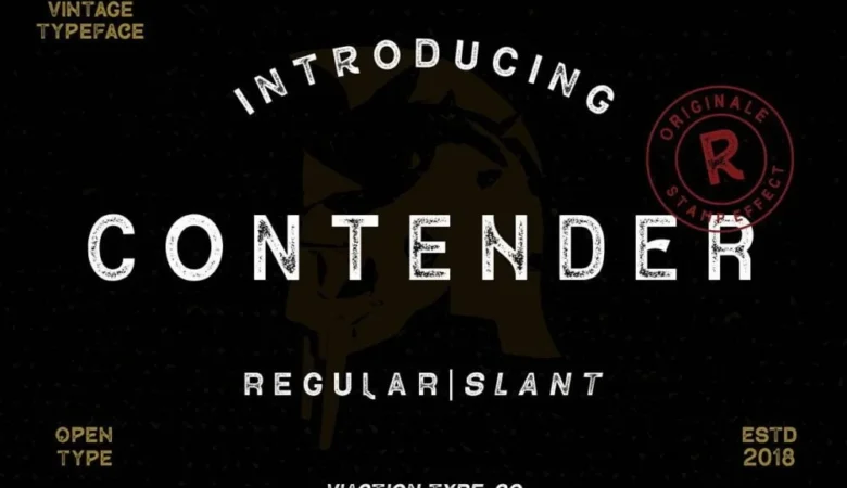 Contender Font