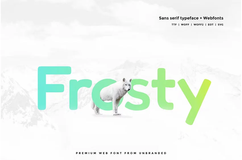 Frosty Font