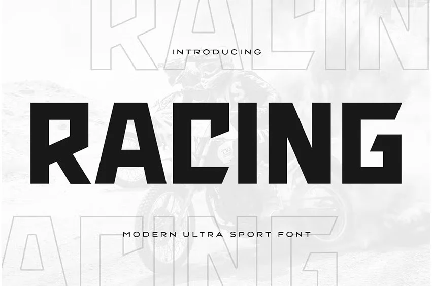 Racing Font