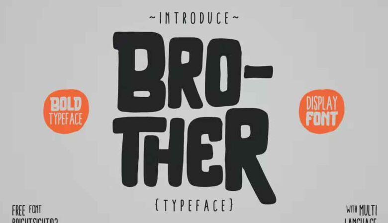 Brother Typeface Font