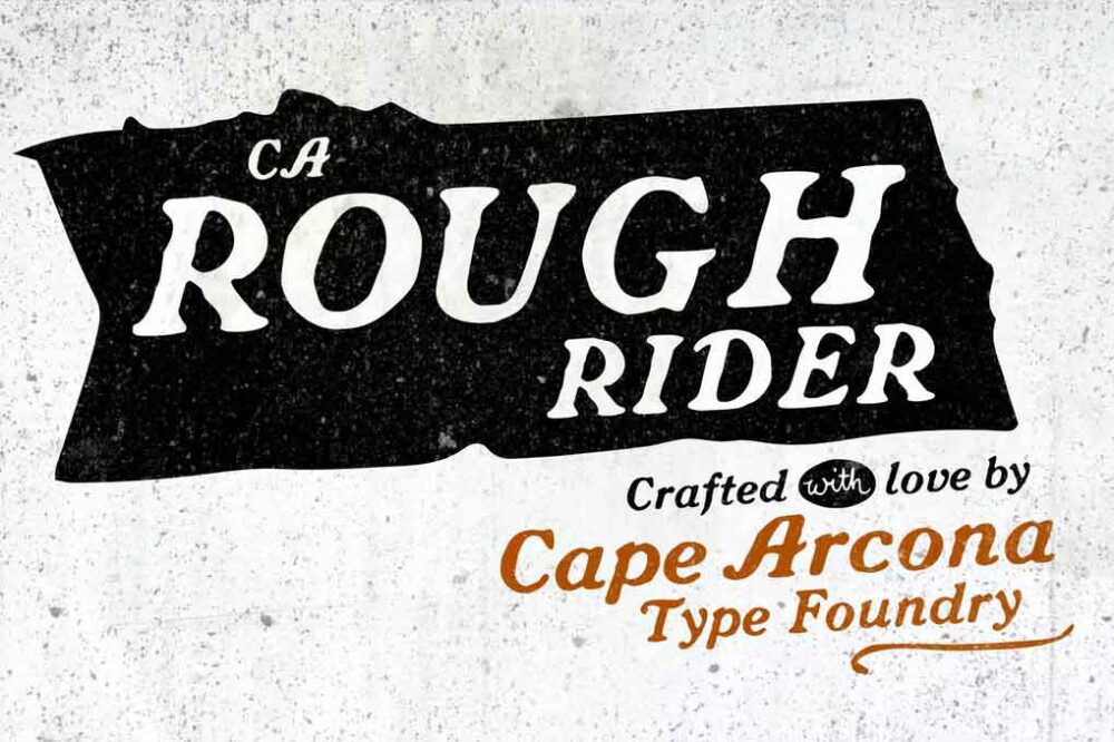 CA Rough Rider Font