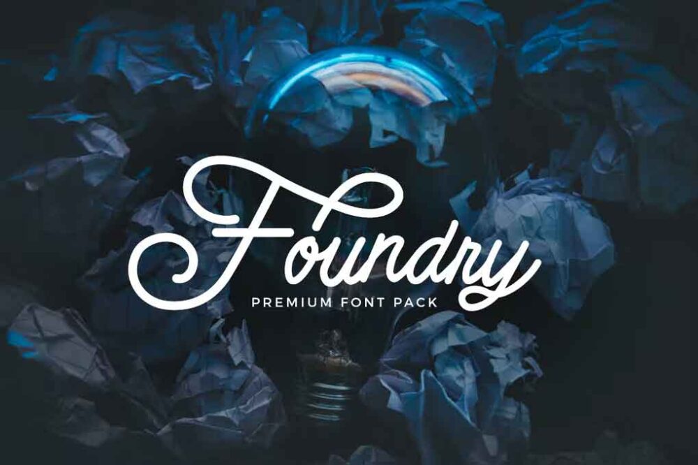 Foundry font pack