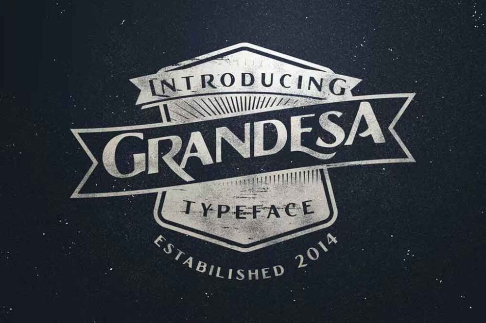 Grandesa Typeface Font