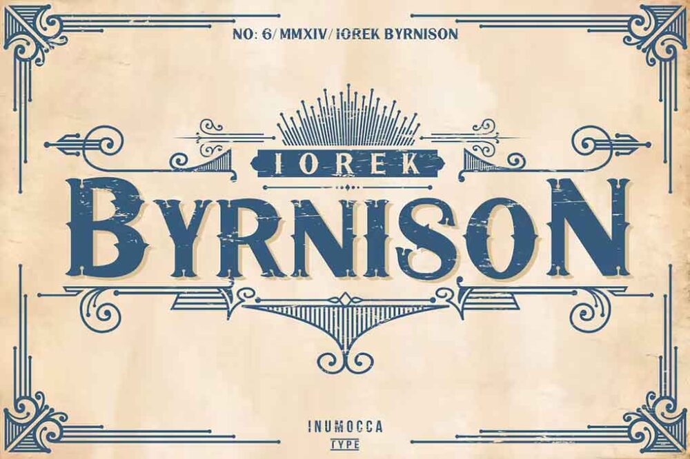 Iorek Byrnison Font