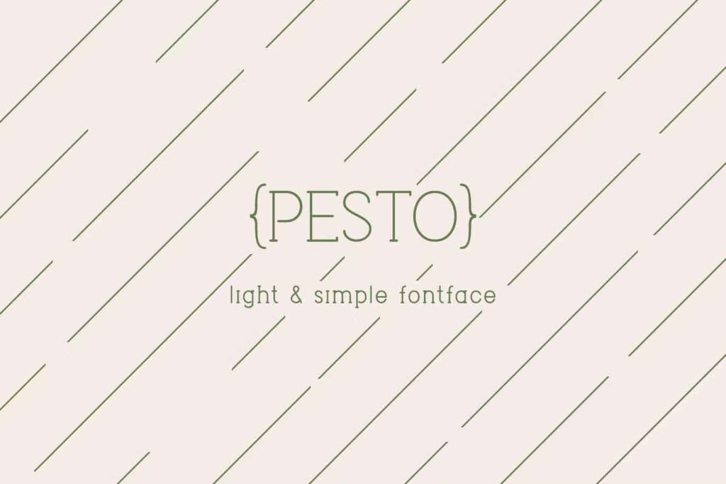 Pesto Font