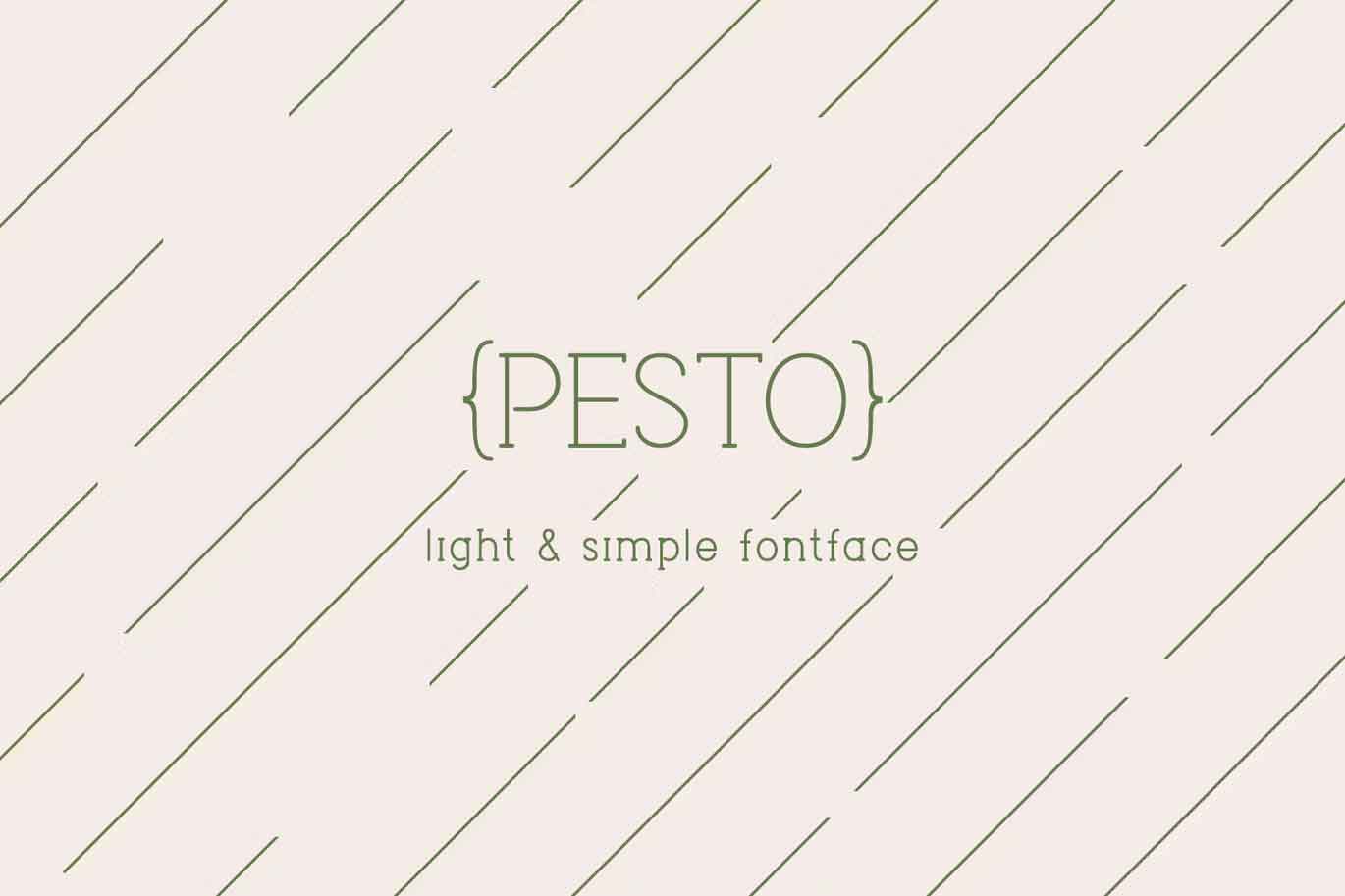 Pesto Font