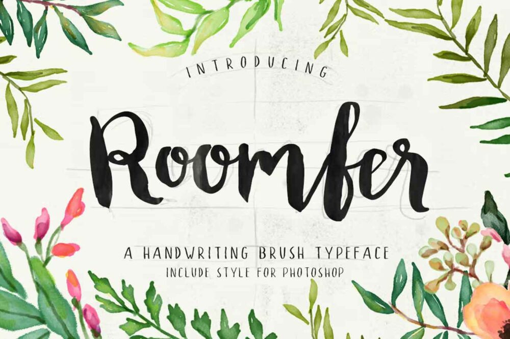Roomfer font Style Photoshop
