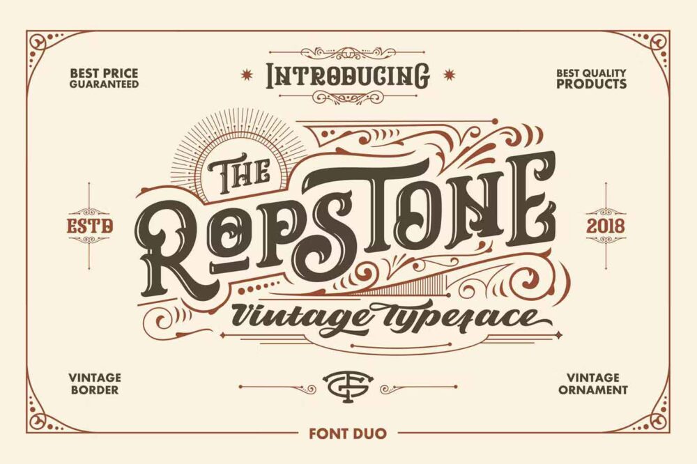 Ropstone Typeface Font