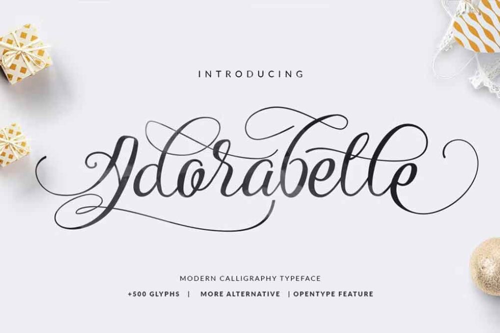 Adorabelle Elegant Wdding Font
