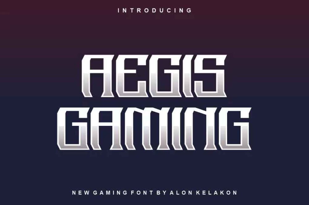Aegis Gaming Font