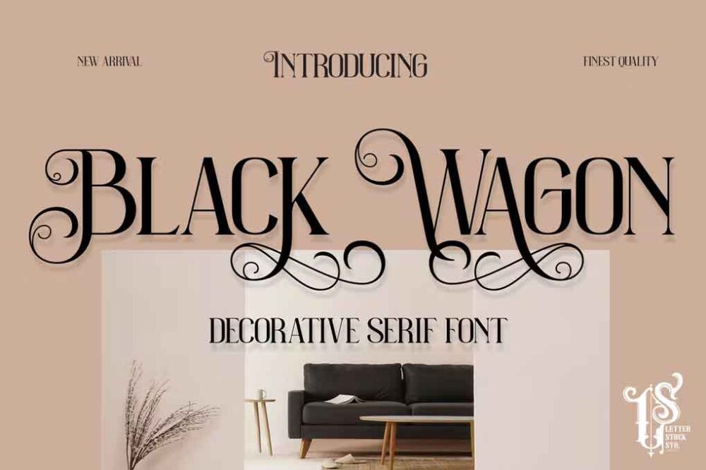 Black Wagon Font