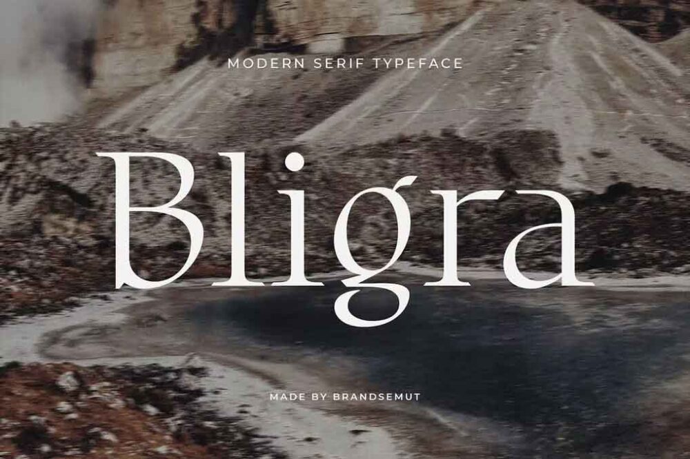 Bligra Modern Serif Typeface