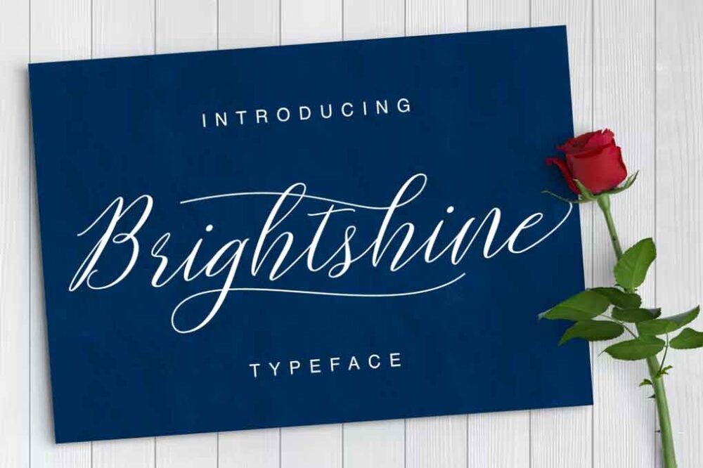 Brightshine Typeface Font