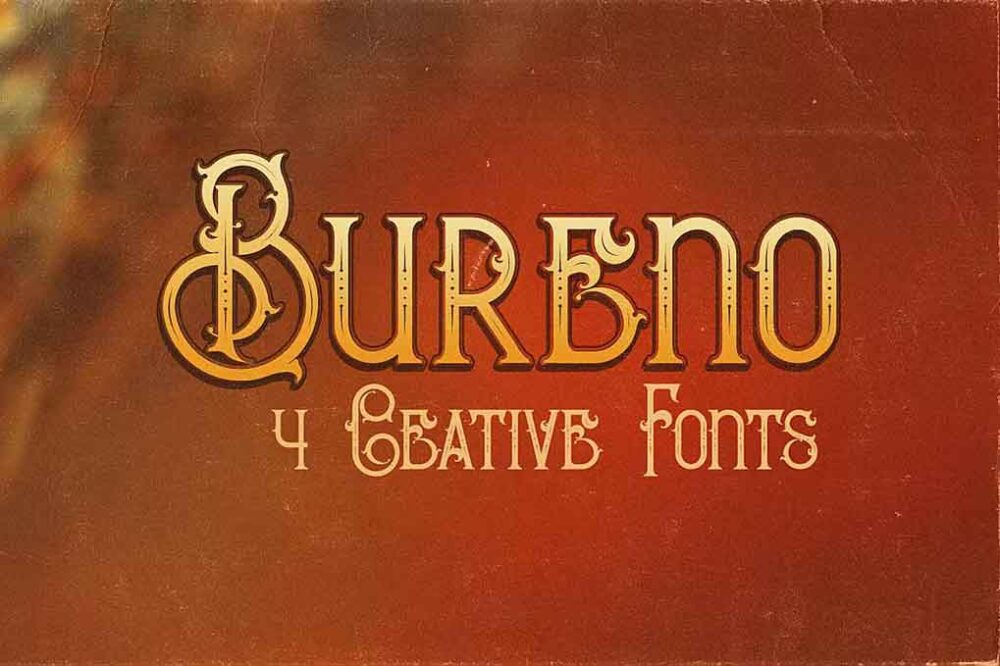 Bureno Decorative Font