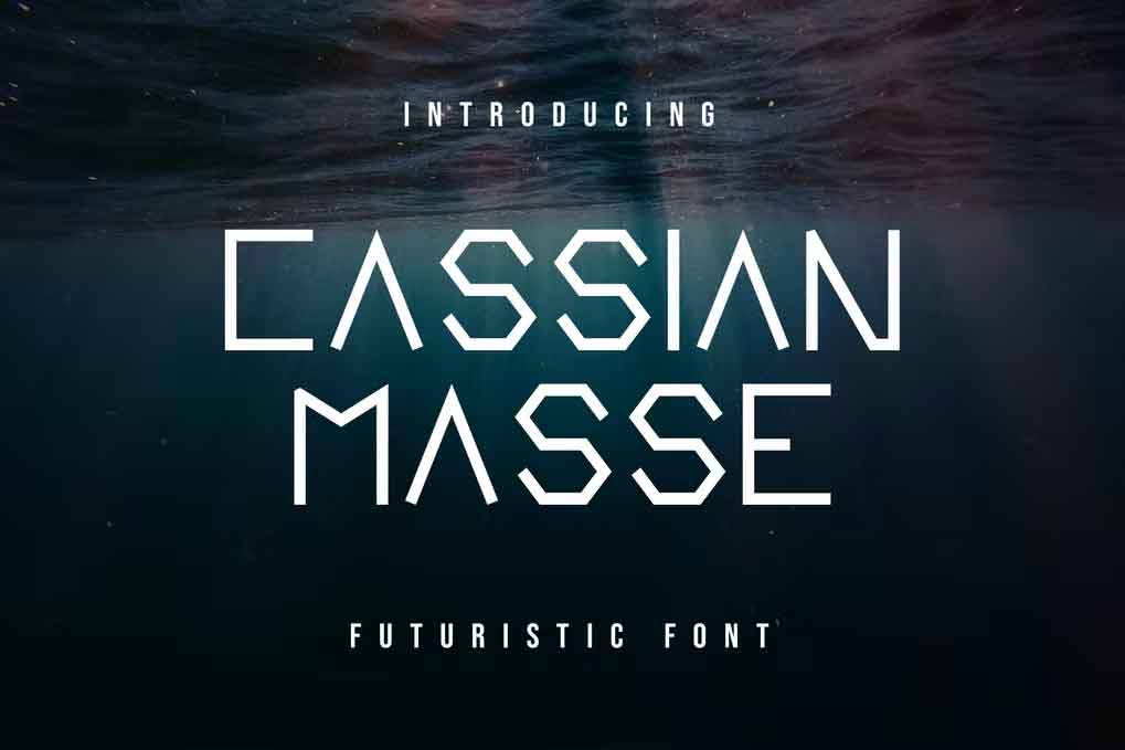 Cassian Masse Futuristic Font