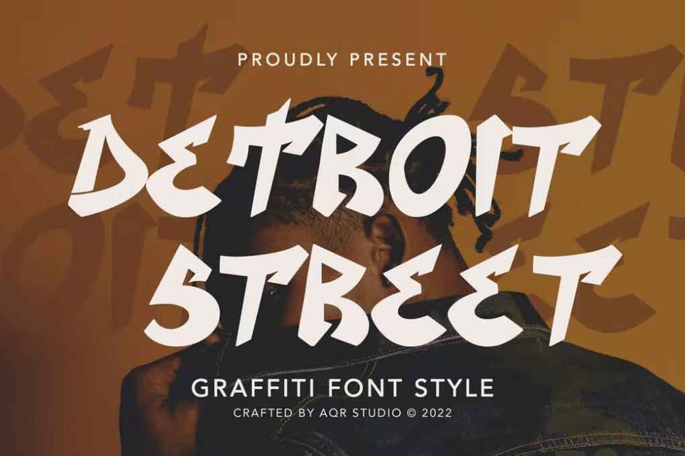 DetroitStreet Graffiti Font