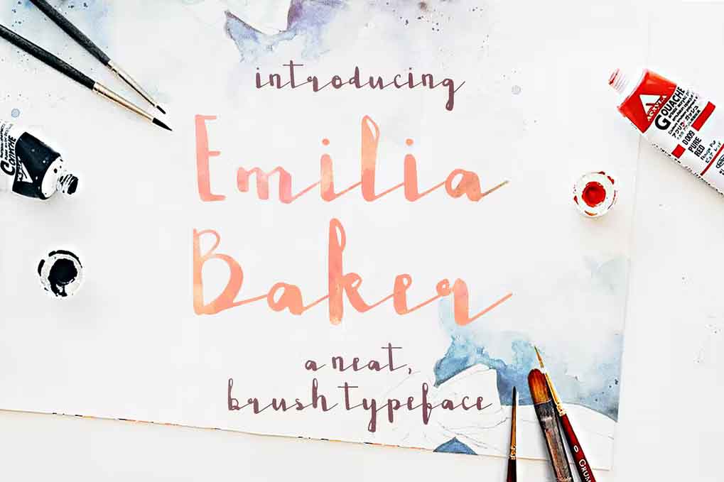 Emilia Baker Font