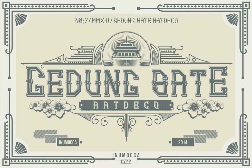 GS.ArtDeco Family Font