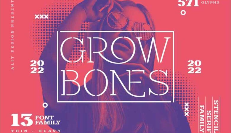 Grow Bones Font