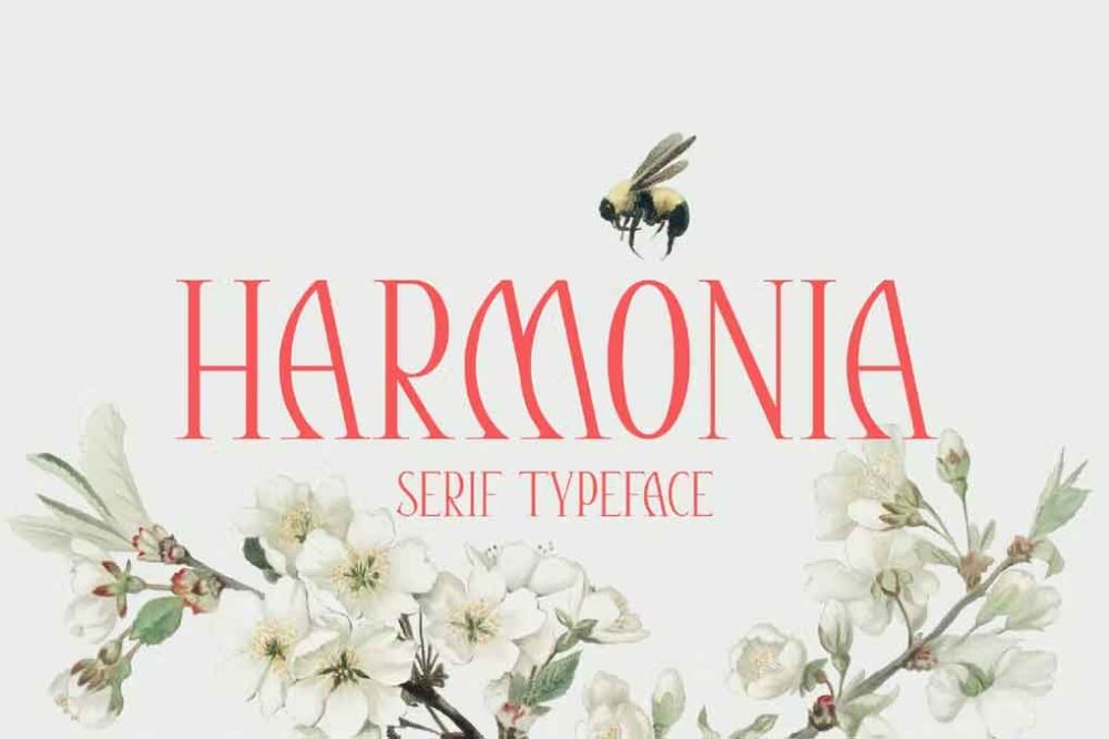 Harmonia Elegant Serif Font
