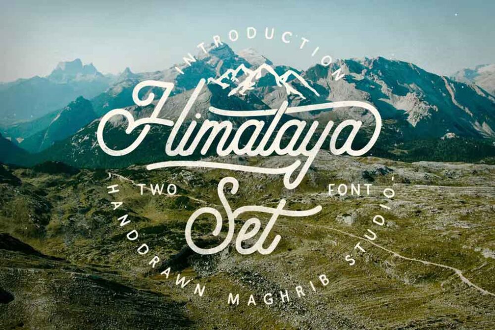 Himalaya Set Type Font