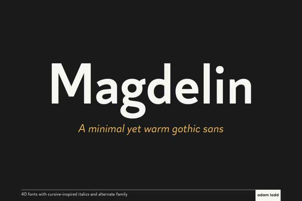 Magdelin Font Family