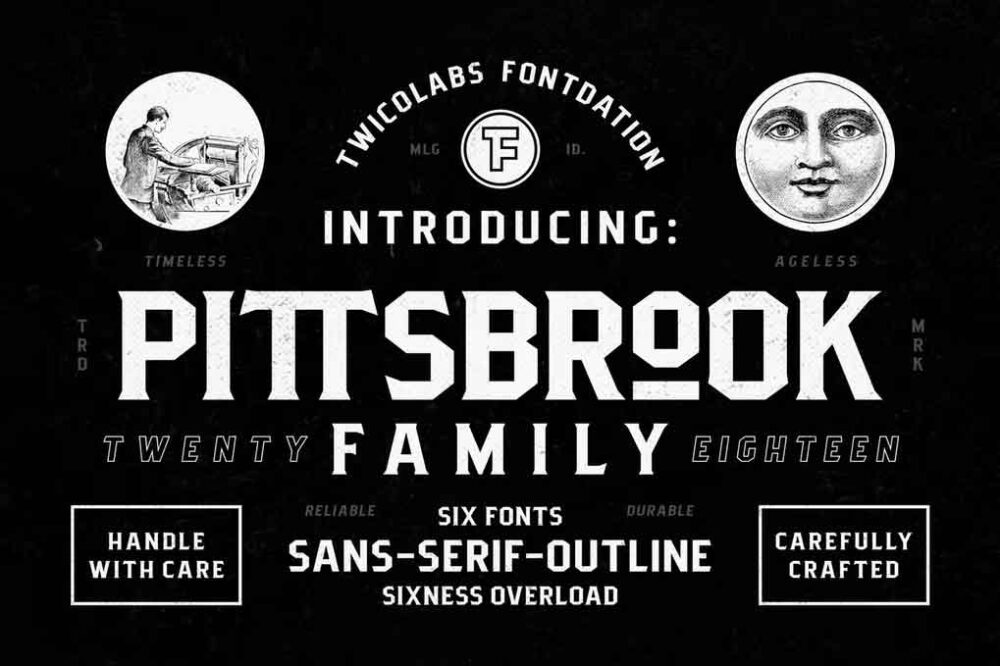 Pittsbrook Family Font