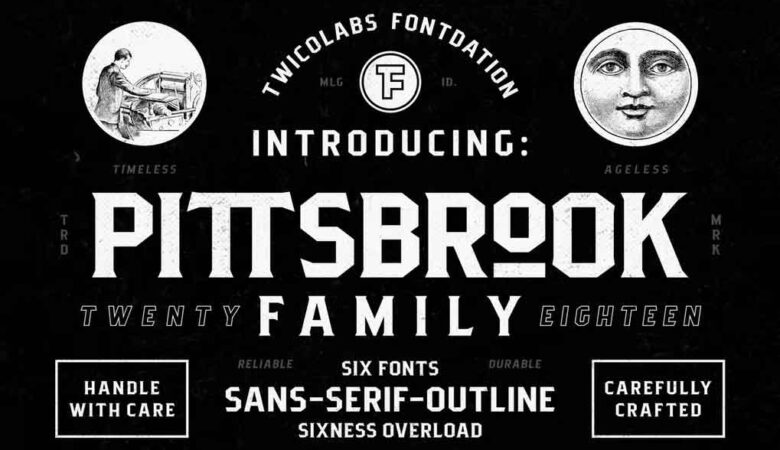 Pittsbrook Family Font