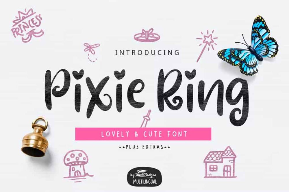 Pixie Ring Font