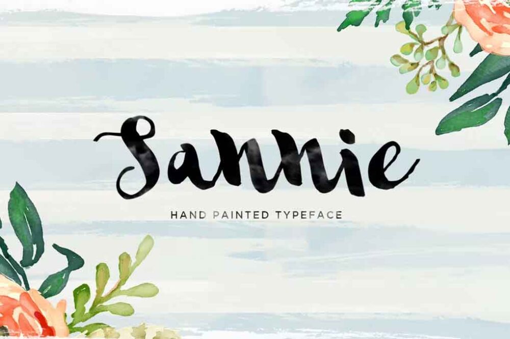 Sannie Typeface Font