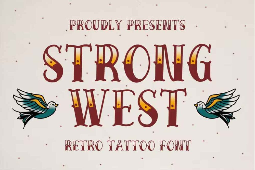 Strong West Font