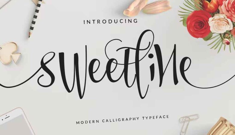 Sweetline Beautiful Script Font