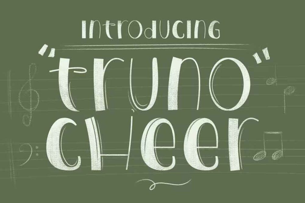 Truno Cheer Font