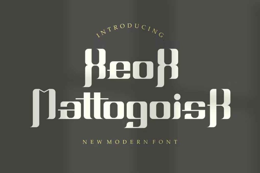 Xeox Mattogoisk Font