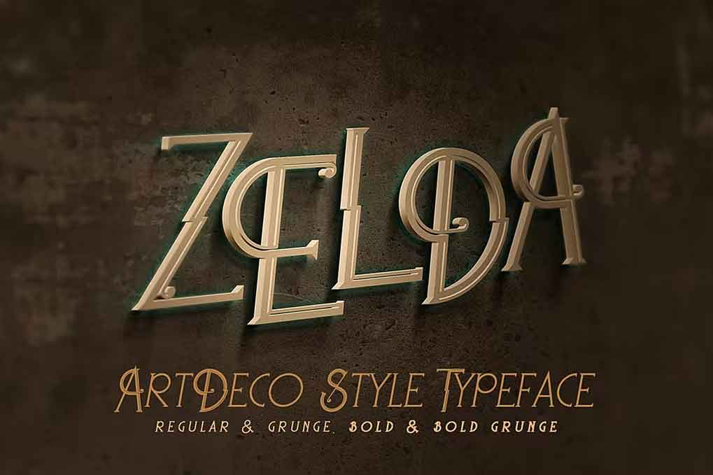 legend of zelda font dafont