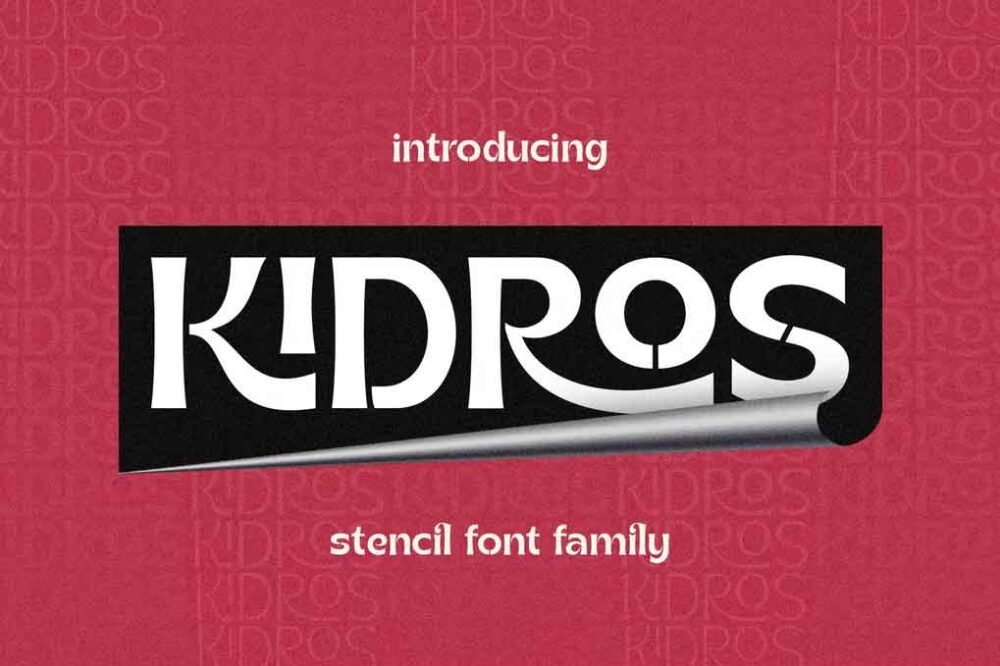 Kidros Typeface Font