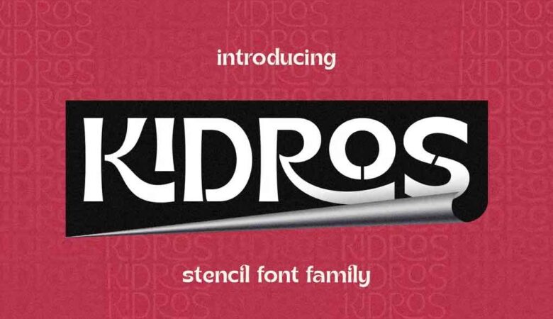Kidros Typeface Font