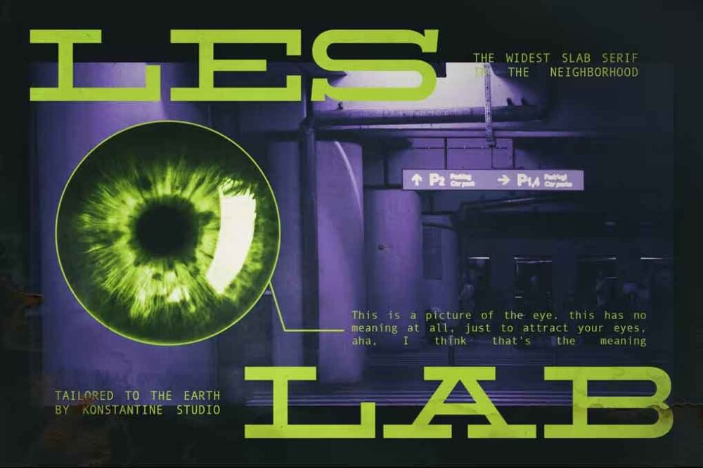 Leslab Font