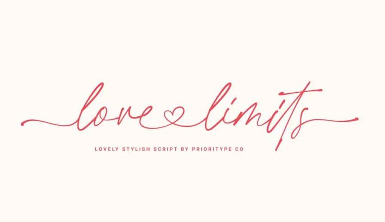 Love Limits Font