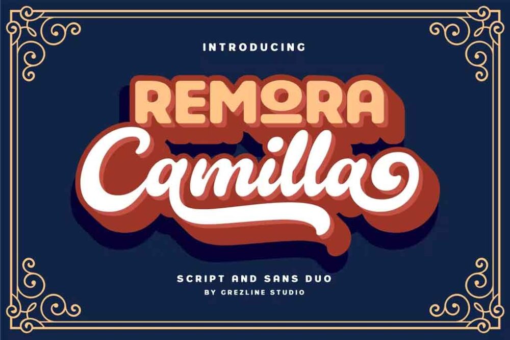 Remora Camilla Display Font
