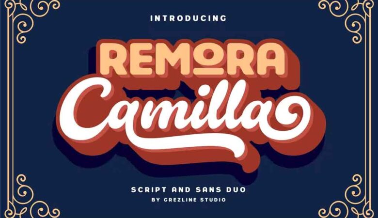Remora Camilla Display Font