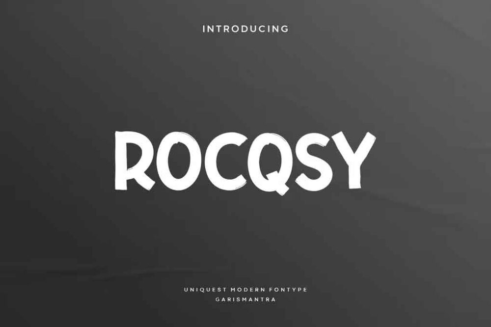 Rocqsy Font