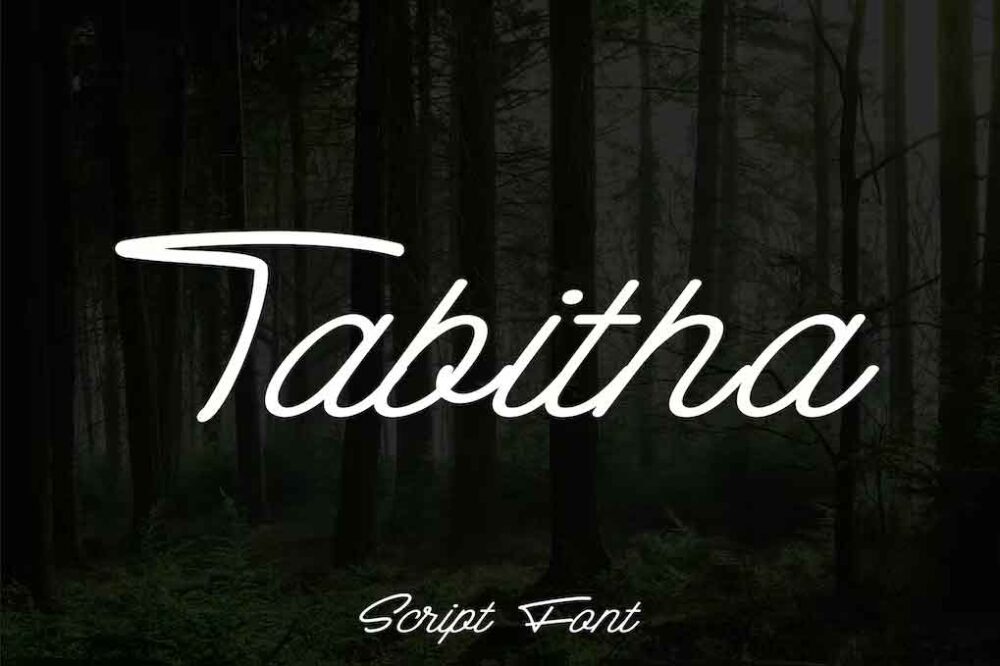 Tabitha Script Font