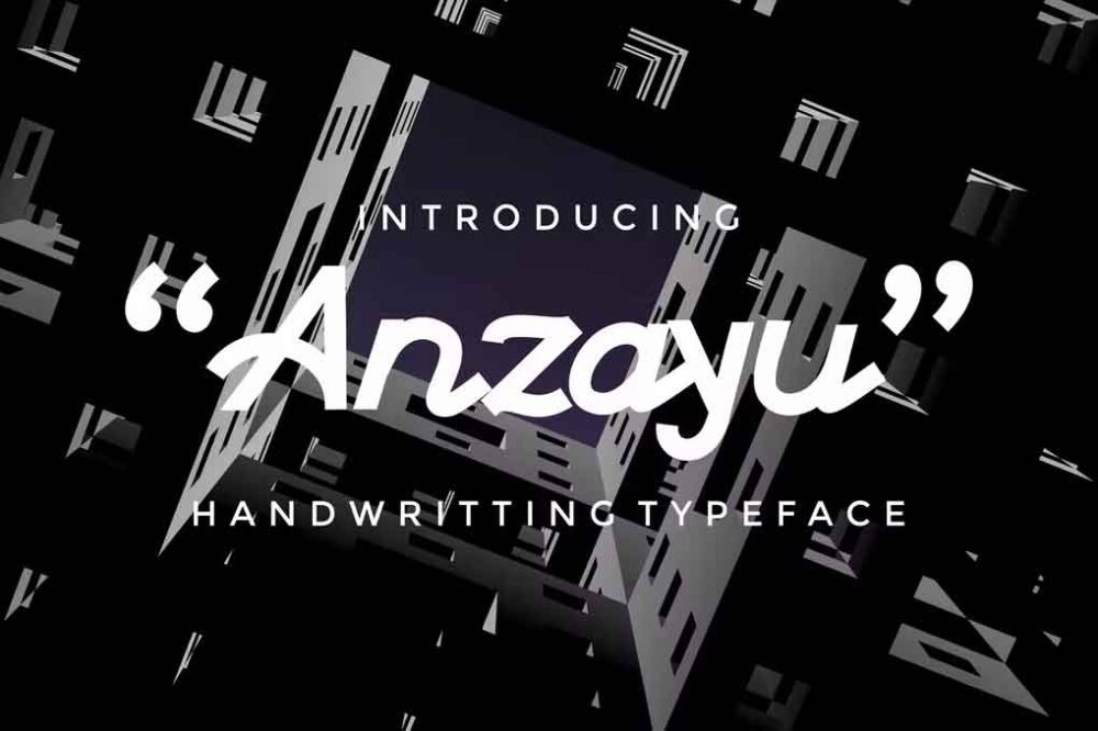 Anzayu Handwritting Font