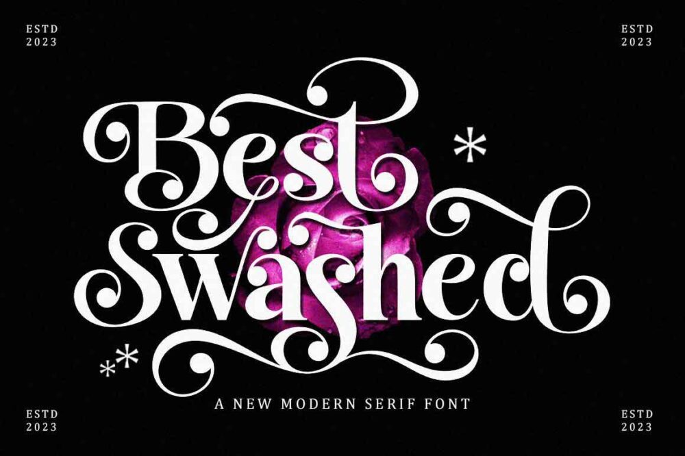Best Swashed Font