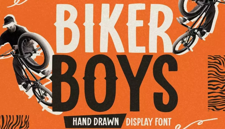 Biker Boys - Hand Drawn Display Font