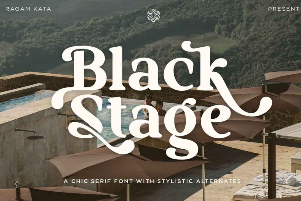 Black Stage - Retro Serif Font