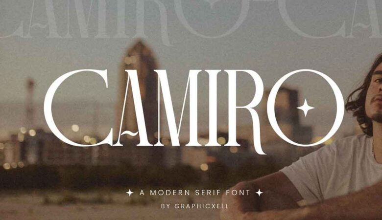Camiro Elegant Serif Font Typeface