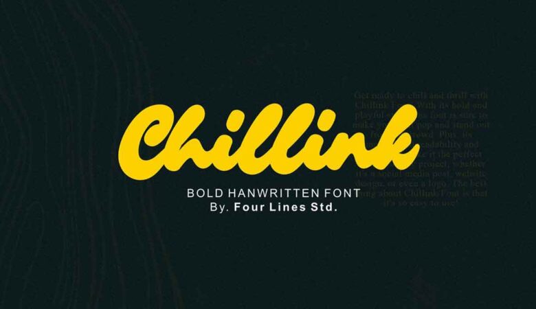 Chillink - Bold Brush Handwritten