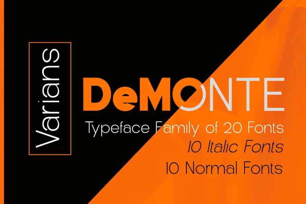 DeMonte Font Family